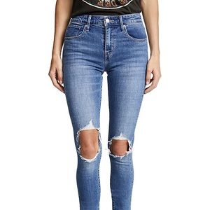 Levi’s busted knee 721 skinny jeans